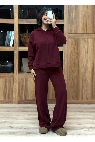 VAZIRADK بدلة سالونيك ذات قميص قصير من الأمام وطويل من الخلف مع بنطلون