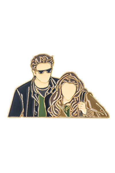 Choice دبوس مينا توايلايت 11، هذا هو الجلد، بروش للمعطف، سمكة ملونة، بروشات ن...