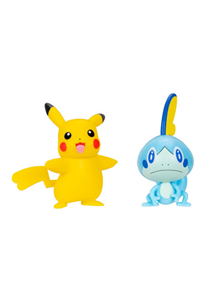 Pokemon Battle 2'li Figür Seti PKW4077 - Pikachu ve Sobble