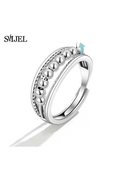 Choice خواتم جديدة قابلة لتغيير الحجم للنساء، 125-2025، لتخفيف القلق، تدور بح...