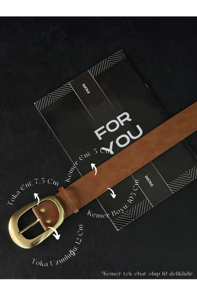 Fiori Gold Buckle Belt, Trouser Belt, Shirt Belt, Coat Belt, Dress Belt