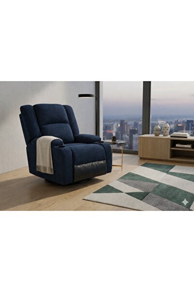 Crestj Luxury reclining rocking chair with modern design