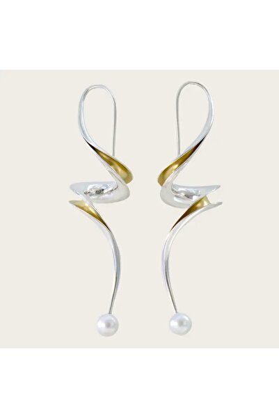 Choice E1842 Fashion Irregular Metal Twisted Long Drop Earrings for Women Imi...