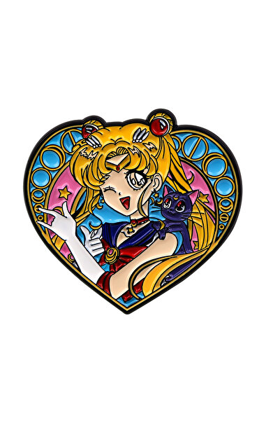 Choice 4 دبابيس زينة كرتونية أنمي للنساء، دبابيس مينا كاواي، شارة معدنية أنيق...