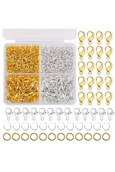 Choice type1 Box Gold Silver Lobster Clasp Open Jump Rings For Jewelry Making...