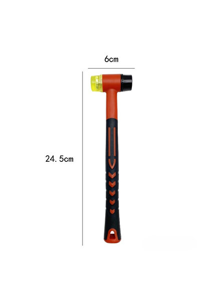 Choice1 1 PC black red Round Head Hammer Detachable Double End - Jewelry Maki...