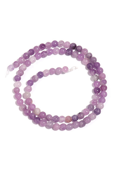 Choice 85 قطعة من خرز حجر الليلك، خرز دائري سائب، خرز حجر طبيعي، خرز عقيق أرج...