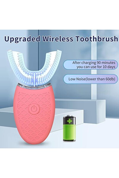 Generic Ultrasonic Electric Toothbrush Adults, Automatic Toothbrush U Shaped ...