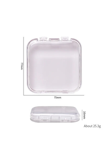 Choice white-10pcs 10 Pieces Empty Nail Boxes For Packaging Square Shape Box ...