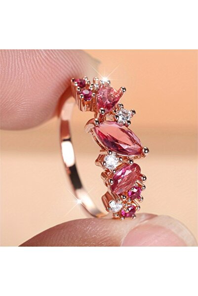 Choice ZC1757-1 10 1pc Exquisite Sparkling Cubic Zirconia Geometric Women's R...