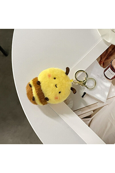 Choice دمية نحلة صغيرة صفراء لطيفة برسوم متحركة، دمية أطفال، حقيبة ظهر، سلسلة...