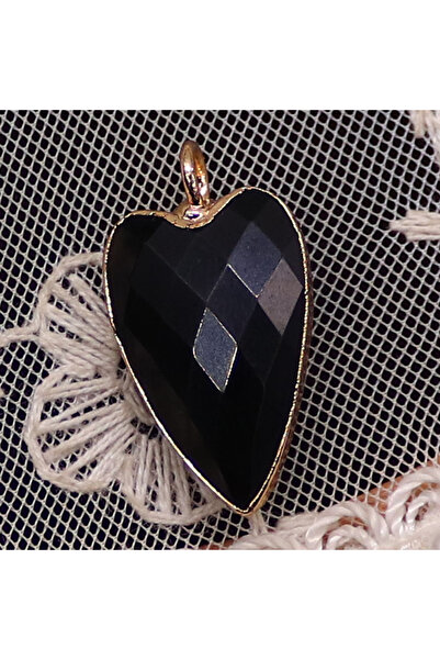 Choice C-2pcs 2pcs Faceted Heart Stone Pendant Natural Amethyst Quartz Labrad...