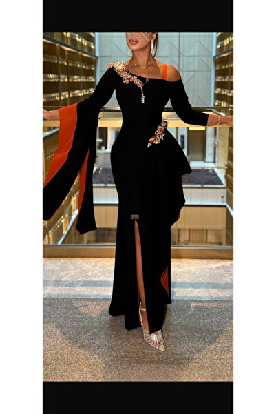 AREEJ FASHION black evening dress