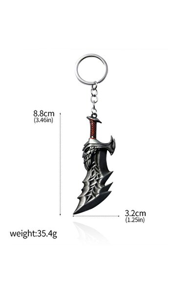 Miniso K00153-03 سلسلة مفاتيح لعبة God of War 5 Ragnarok: مطرقة ثور (ميولنير)...
