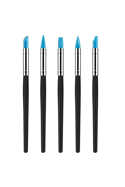 Choice 5 قطع من أدوات تزيين الأظافر المصنوعة من السيليكون، قلم نحت فن الأظافر...