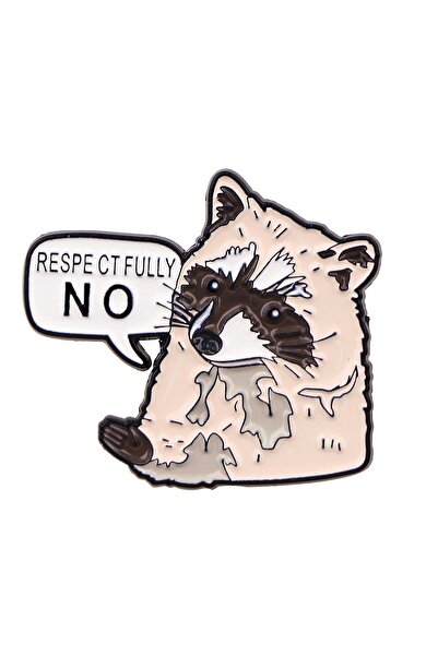 Choice 23 دبوسًا مطليًا بالمينا يحمل اقتباسات فكاهية، بروش على شكل راكون وأبو...