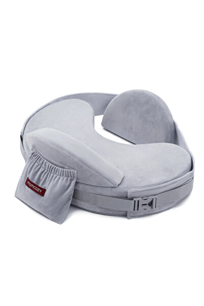 Momcozy CozyPro Memory Foam Nursing Pillow - Grey