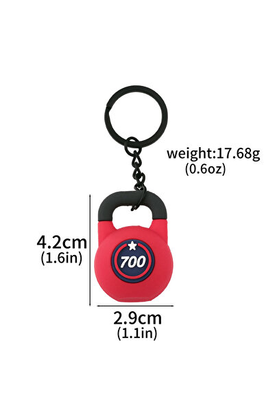 Choice K00928-01 New Fitness Equipment Barbell Keychain DlY Soft Dumbbell Fit...