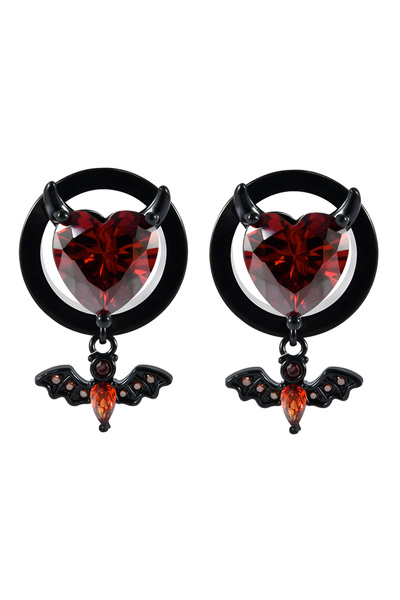 Choice أقراط دائرية للأذنين، قطعتان، 16 مم، نصف قطعة، مصنوعة من الفولاذ المقا...