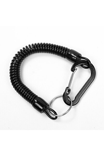 Choice حبل تعليق تكتيكي قابل للسحب بنابض مطاطي مع مشبك تسلق، مناسب للتخييم وم...