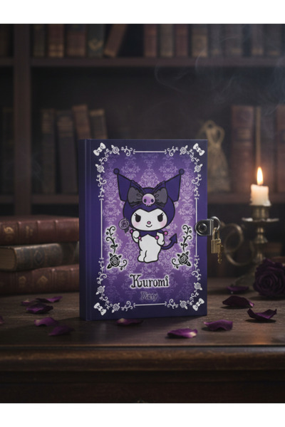 GiFi Caiet de amintiri blocat cu licență Kuromi