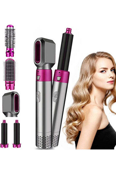 Arabest 5 in 1 Hair Dryer Brush Styler, With 5 Styling Tools, 3-Speed Tempera...