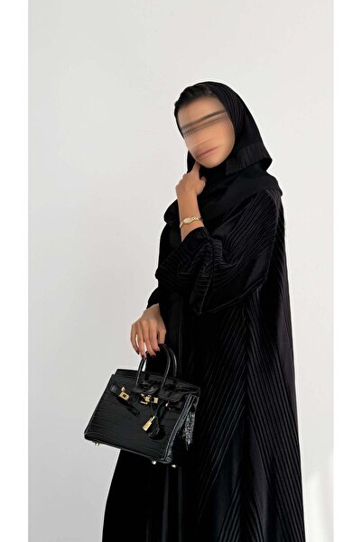 AYA MWT879 - Velvet Pleated Abaya