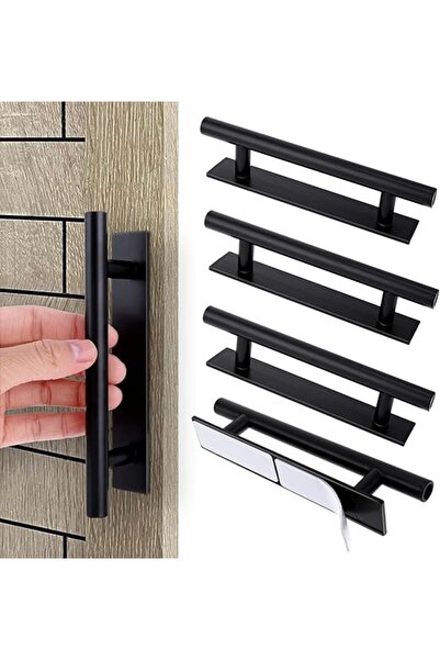 Arabest 4Pcs Self Stick Door Handles,ABS Plastic,Wardrobe Handle Furniture Ha...