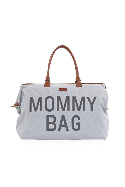 CHILDHOME Mommy Bag Çanta, Kanvas Gri