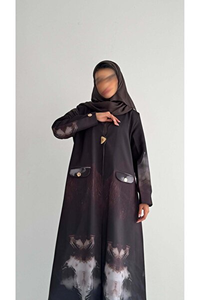 AYA MWT839 - عباية بليزر طباعة