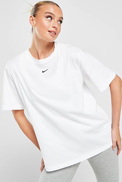 Nike Îmbrăcăminte sportivă din bumbac organic, cu potrivire largi, tricou pen...