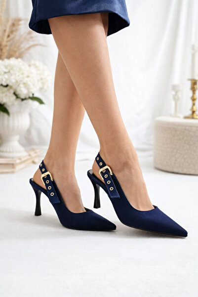 Firibu Women's Black High Heel Shoes Pointed Toe Stylish Classic Evening Dres...