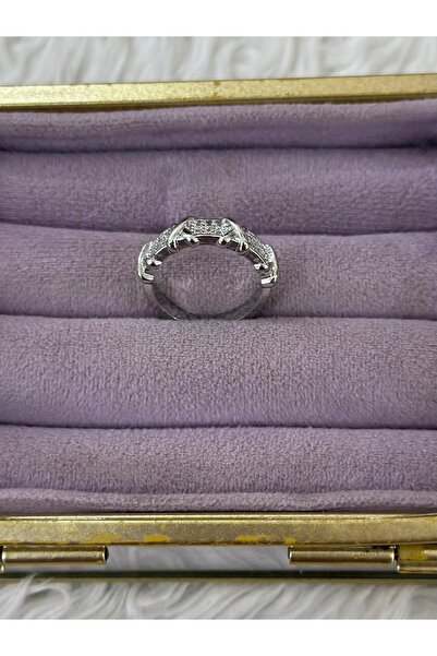 BY YASİN TOPÇU 💍 ✨   Chain Textured Silver Tone Modern Stylish Ring ✨ 🤍