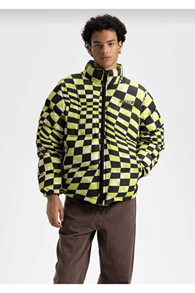 GIESTO Dama Desenli Şişme Mont