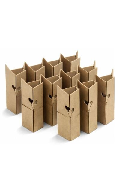 Miopack 35x35x70 mm 3 mm Kalınlık Kilitli Karton Köşebent (20 Adet)