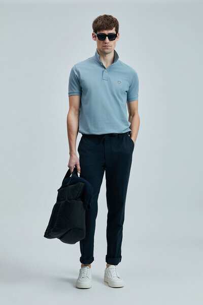 Lufian Laon Smart Men's Polo T-Shirt Water Green