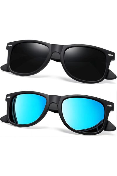 Joopin Polarized Sunglasses Men Women, Classic Retro Square Sun Glasses Men U...