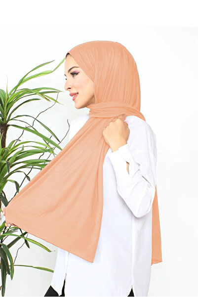 YAKAMEL Γυναικείο χτενισμένο βαμβακερό ελαστικό σάλι