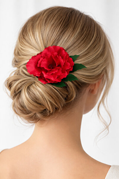 Zen Events -Kırmızı çiçek toka, kına, lohusa , nişan, özel gün