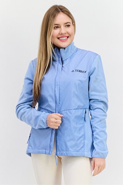 adidas Women Sportswear Fit Training Jacket, Blue