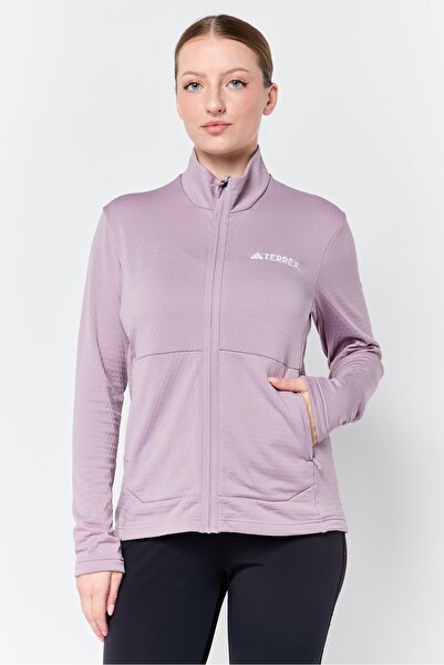 adidas Women Sportswear Fit Training Jacket, Mauve