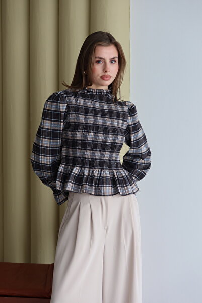 By ÖTE Gipeli Plaid Blouse