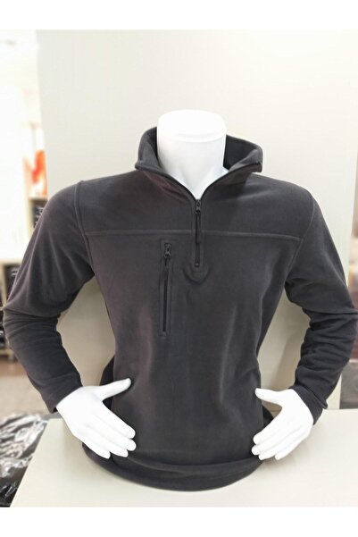 PERSONELİTY Anthracite Fleece Sweatshirt