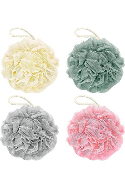 Arabest 4 Pcs Bath Loofah Sponge, 60G Shower Loofah Exfoliating Body Scrubber...