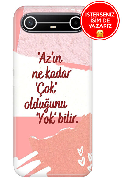 TECNO Spark Slim 5G KM9 Kılıf A Kalite Baskılı Art Silikon Az Çok Yok