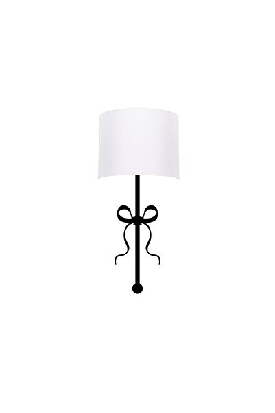 AmberLED Modern Lampshade Headed Single Sconce Black Metal Body E27 Compatible