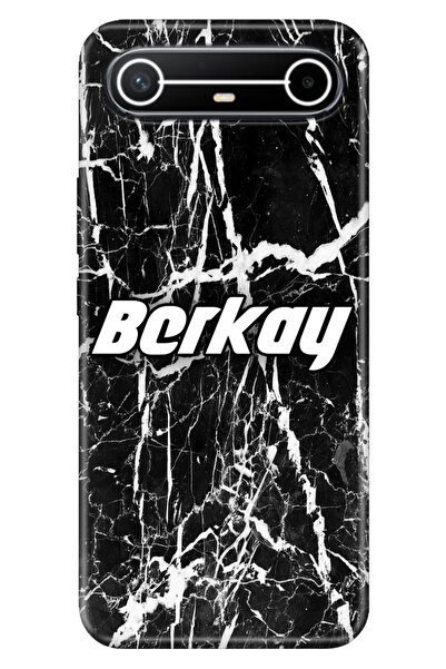 TECNO Spark Slim 5G KM9 Kılıf Tema İsim Yazılı Kişiye Özel Silikon Kapak Model-6