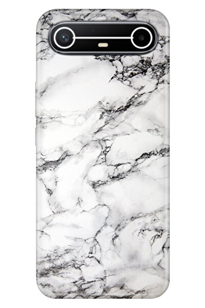 TECNO Spark Slim 5G KM9 Kılıf Renkli Silikon Baskılı TPU Banyo Mermer