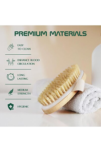Genericc Aroura Premium Natural Bristle Body Brush