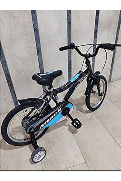 Salcano Attack 16 Jant V-Fren Çocuk Bisikleti 110-140 cm Boy Siyah Mavi Denge...